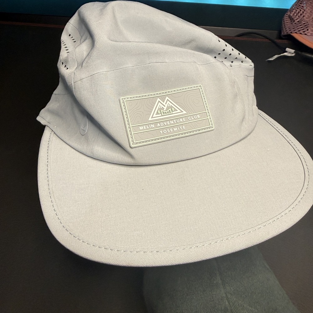 Melin Pace Hydro Hat Cap Strap Back One Size Gray Adventure Club Parks Pack Mens